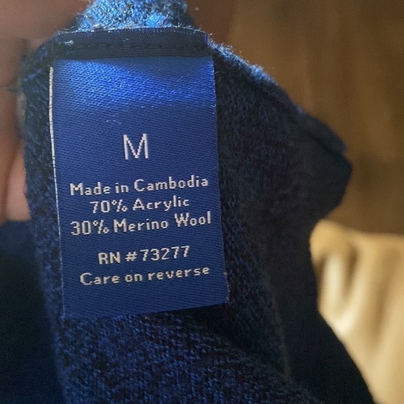 MEN'S Apt. 9® Merino Blend V-Neck Sweater - Picture 5 of 5